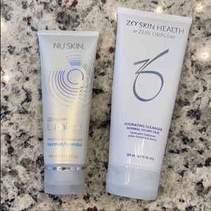 ZO face wash and NuSkin face wash